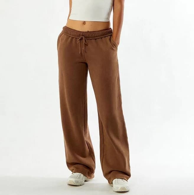 Women's PacSun Baggy Cotton Blend Fleece Sweatpants