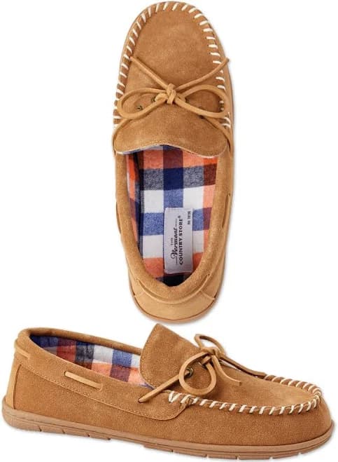 Vermont Country Store Men's Suede Moccasins