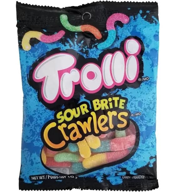 Trolli Sour Brite Crawlers Original Gummy Candy