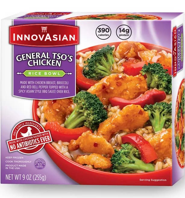 Innovasian Cuisine General Tsos Chicken Bowl, 9 Ounce -- 8 per case
