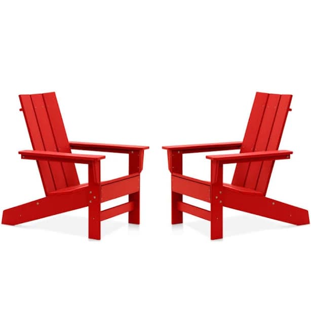 AllModern Ratcliff All-Weather HDPE Adirondack Chair (Set of 2)