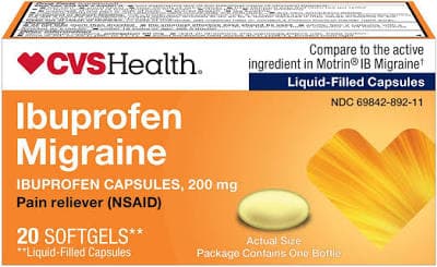 CVS Migraine Softgels