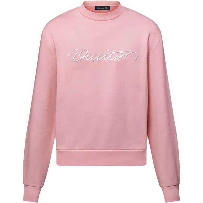 Louis Vuitton Embroidered Signature Crewneck