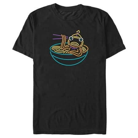 Men's Fortnite T-Shirt Neon Fishstick Ramen