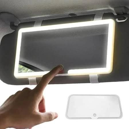 Tytqxy Car Sun Visor Vanity Mirror Car Vanity Mirror with Lights