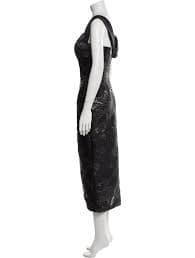 TOTEME V-Neck Midi Length Dress w/ Tags - Silver Dresses, Clothing - TTM46519 | The RealReal