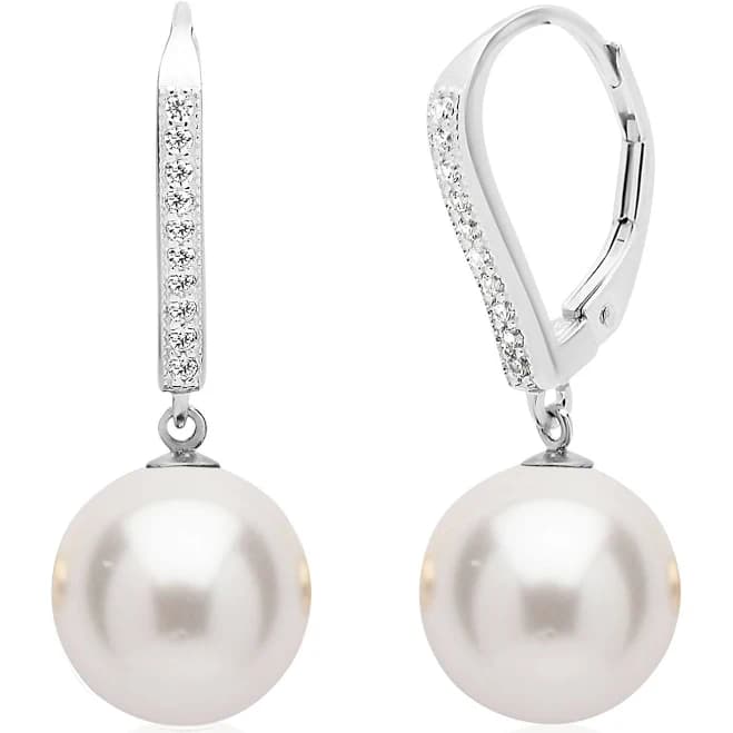 Sterling Silver Pearl Drop Earrings