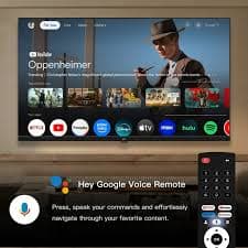 FPD 55-inch 4K UHD HDR10+ Smart TV with Google TV - Voice Control,Dolby Vision, Dolby Atmos, Ultra-Flat LED Television Built-in WiFi Bluetooth, Flat Screen LED Television, Canvas Series AG55 - Walmart.com