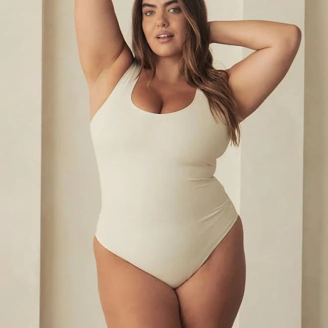 Pinsy Women's Scoop Tank Shapewear Bodysuit