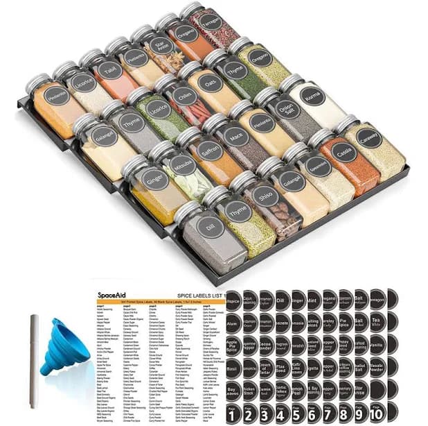 SpaceAid Spice Drawer Organizer