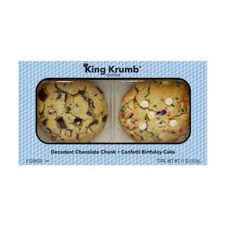 King Krumb Decadent Chocolate Chunk Confetti Birthday Cake Bakery Cookies