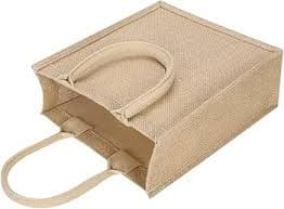 Amazon.com: Jute Gift Bag Reusable Shopping Beach Tote Medium Size Burlap Carries Bag with Handle DIY Grocery Storage Bag Bulk Present Holder Sack Vertical Picnic Tote for Plant Flower Single Horizontal Lunch