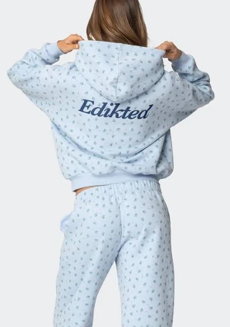 Edikted Women's Flower Power Hoodie