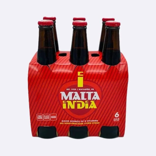 Malta Non Alcoholic Beverage 12 oz Bottles (6 Pack)