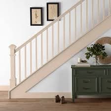 BEHR PREMIUM 5 gal. #OR-W03 Mannequin Cream Urethane Alkyd Satin Enamel Interior/Exterior Paint 790005 - The Home Depot