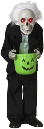 Talking LIghtup Scary Skeleton Butler