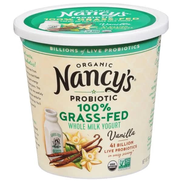 Nancy's Organic Grass-Fed Vanilla Yogurt