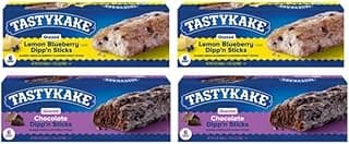 Dipp'n Sticks - Glazed Chocolate & Lemon Blueberry - 4 Pack