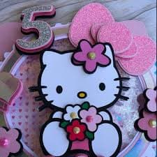 Kitten Cake Topper, Kids Birthday Cake Topper Decoration, Kids Party Decoration, Kitty Cake - Etsy