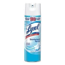 Lysol Disinfectant Spray, Crisp Linen 19 oz. Aerosol, 12/Carton