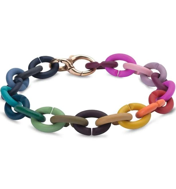 Rainbow Rubber Bracelet