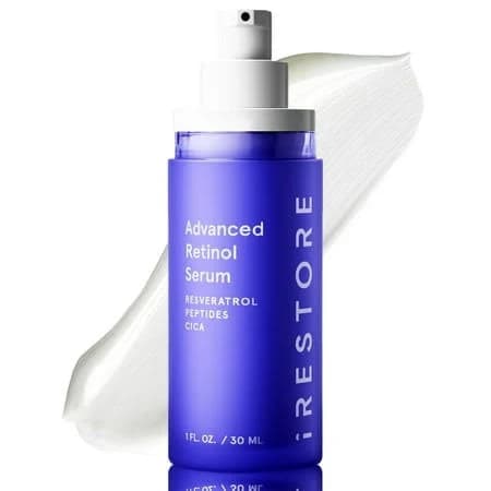 iRESTORE Retinol Serum for Face 1% Retinol with Peptides & Hyaluronic Acid