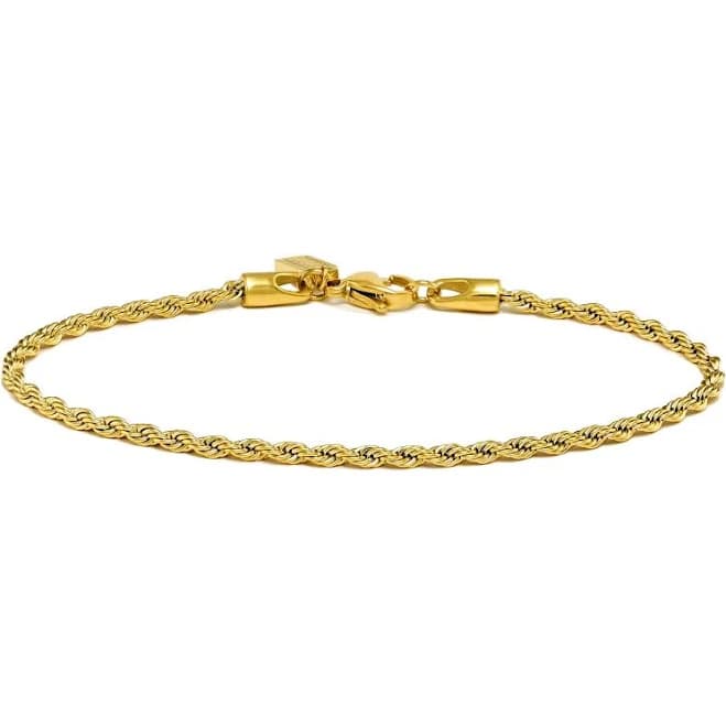 Vincero Collective Men's 14K Gold Rope Chain Bracelet