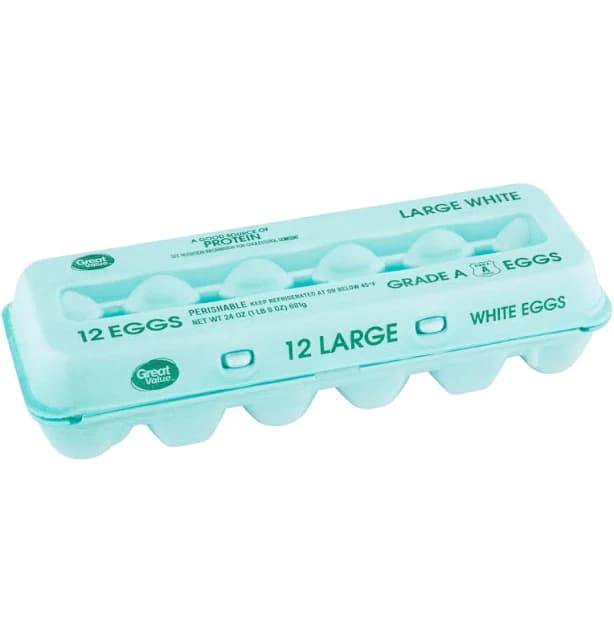 Great Value Grade A Large White Eggs