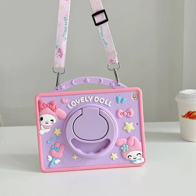 My Melody Portable Silica Gel 360°rotating Bracket Tabletcase For