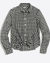 Printed Tie-waist Shirt For Women | Factory