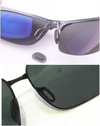 Amazon.com: AM Landen 5 Pairs Sunglasses Black Silicone Nose Pads Compatible to All Major Brands Sunglasses : Health & Household