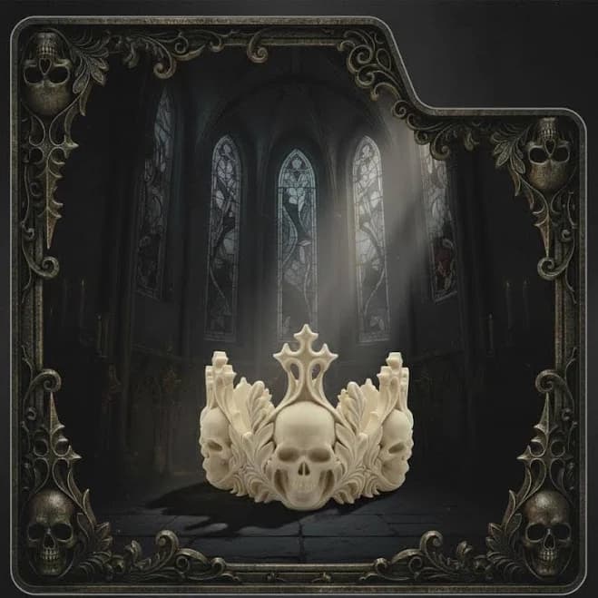 Gothic Crown of The Damned Headpiece