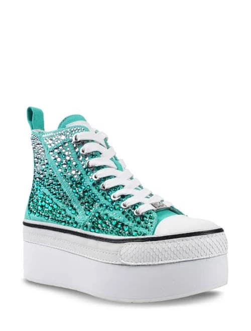 ZIGI Women's Carmensa Embellished Platform High Top Sneakers