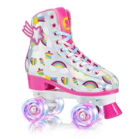 Girl's Light Up Wheels Roller Skates