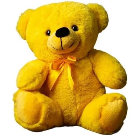 9" Yellow Colorama Bears Plush Teddy Bear Stuffed Animal