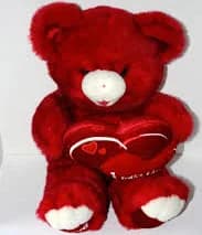 22" Dan Dee Plush "i Love You" Teddy Bear 2 Heart 2006 Red