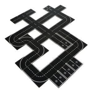 Learn & Grow Toys Magnetic Tile Toppers Road Pack 40pcs