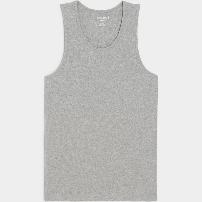Men's Slim Ribbed Tank