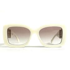 Chanel VINTAGE CHANEL Designer Sunglasses Women Square Oversized Brown Lenses Acetate Leather Italy UV400 | Grailed