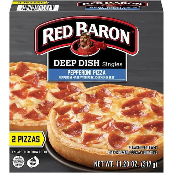 Red Baron Deep Dish Pepperoni Pizza