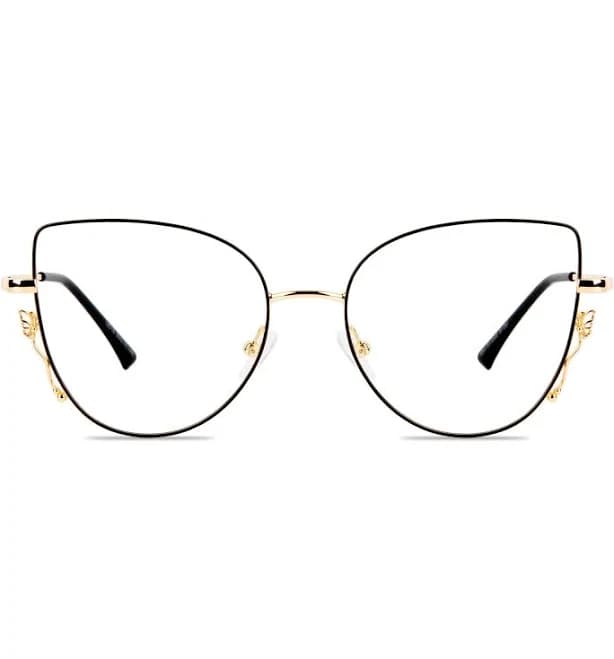 Fondvue Rose Gold Cat Eye Prescription Glasses