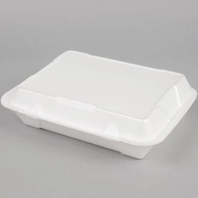 Genpak Foam Hoagie Hinged Container GNPSN270
