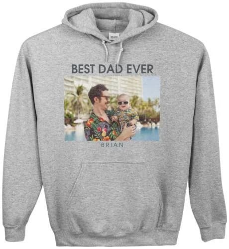 Custom Gray Hoodies Text Gallery of One