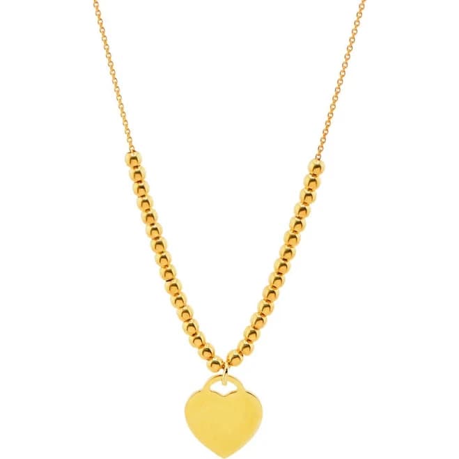 American Exchange Sterling Silver Heart Pendant Necklace