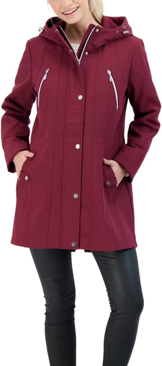 Sebby Women's Hooded Softshell Anorak Jacket