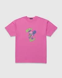 Dime Axolotl T-Shirt Cherry Pink | Fast Times Skateboarding
