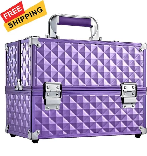 Frenessa 12 Inch Portable Cosmetic Case