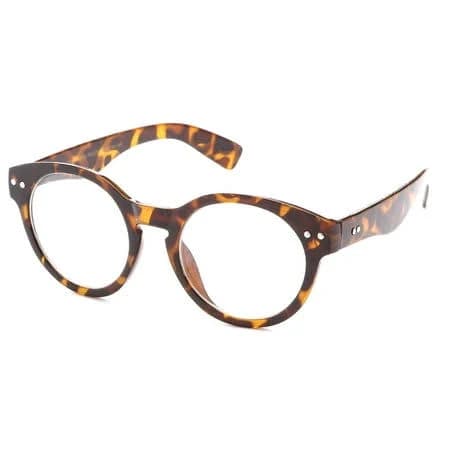 IG Unisex Vintage Old-School Retro Designer Inspired Oversized Round Frame Fashion Glasses