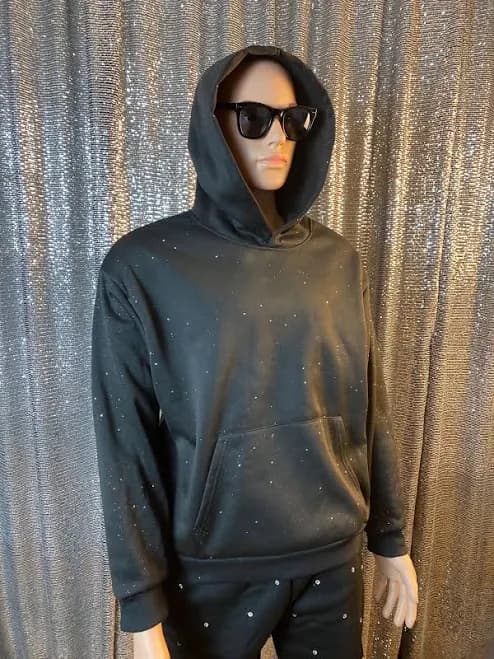 Galaxy Star Hoodie with Front Pocket
