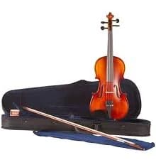 Violin 4/4 with case, bow & rosin for Advanced Student, Brown Matt Finish